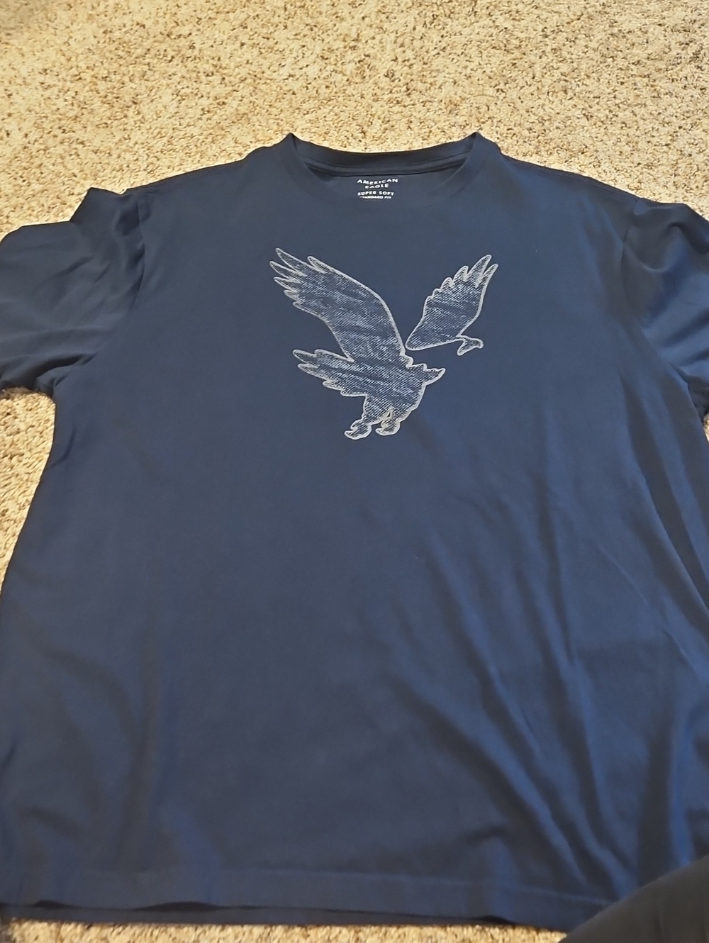 American Eagle Outfitters Navy Blue Eagle Graphic Tee